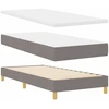 Kiemas lova su galvūgalio Tortora 100 x 200 cm audinys