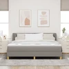 Kiemas lova su galvūgalio Tortora 180 x 200 cm audinys