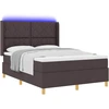 Kiemas lova su LED juostelėmis Ruda 140 x 190 cm audinys