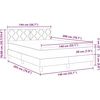 Kiemas lova su pagalve Tortora 140 x 200 cm audinys