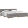 Kiemas lova su pagalve Tortora 200 x 200 cm audinys