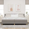 Kiemas lova su pagalve Tortora 200 x 200 cm audinys