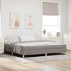 Kiemas lova su čiužiniu Taupe 200 x 200 cm audinys