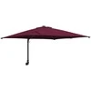 Sodo skėtis Bordo raudona 248,5 x 247,5 x 160 cm