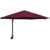 Sodo skėtis Bordo raudona 248 x 248 x 148 cm