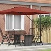 Roma Parasol Raudona 286 x 284 x 265 cm