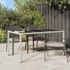 Sodo stalas Balta 150 x 90 x 75 cm poliratanas