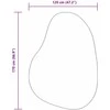 Kilimas HUARTE Juoda 120 x 170 cm Poliesteris