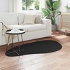 Kilimas HUARTE Juoda 80 x 150 cm Poliesteris