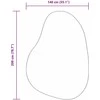 Kilimas HUARTE Juoda 140 x 200 cm Poliesteris