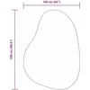 Kilimas HUARTE Juoda 160 x 230 cm Poliesteris