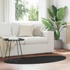 Kilimas HUARTE Juoda 80 x 150 cm Poliesteris