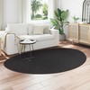 Kilimas HUARTE Juoda 160 x 230 cm Poliesteris