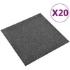 Kilimas 20 pcs Antracitas 50 x 50 cm 100% polipropileno