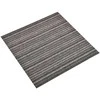 Kilimas 20 pcs Juostuota antracito spalvos 50 x 50 cm