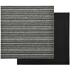 Kilimas 20 pcs Juostuota antracito spalvos 50 x 50 cm