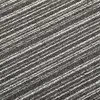 Kilimas 20 pcs Juostuota antracito spalvos 50 x 50 cm