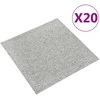Kilimas 20 pcs Šviesiai pilka 50 x 50 cm 100% polipropileno