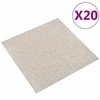 Kilimas 20 pcs Šviesiai smėlinė 50 x 50 cm 100% polipropileno