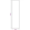 Kilimas Antracito 80 x 300 cm 100% poliesteris 3 mm Plaunamas