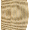 Kilimas Balta Ø 240 cm Džiutas