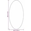 Kilimas HUARTE Juoda 100 x 200 cm 100% poliesteris