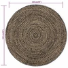 Kilimas, juodos ir natūralios sp., 150cm, džiutas, rankų darbo