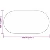 Kilimas ZIZUR Kreminė 200 x 100 cm Polipropilenas