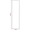 Kilimas Kreminė 80 x 400 cm 100% poliesteris 3 mm Plaunamas