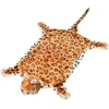 Kilimas leopardas, pliušinis, 139 cm, rudas