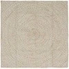 Zoninės kiliminės dangos Natūrali ir Balta 120 x 120 cm Džiutas