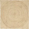 Zoninės kiliminės dangos Balta 120 x 120 cm Džiutas