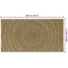 Zoninės kiliminės dangos Juoda 100 x 200 cm Džiutas