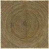 Zoninės kiliminės dangos Juoda 160 x 160 cm Džiutas
