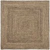 Zoninės kiliminės dangos Natūrali ir juoda 120 x 120 cm Džiutas