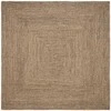 Zoninės kiliminės dangos Natūrali ir juoda 300 x 300 cm Džiutas