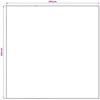 Kilimas ORIZ Raudona 200 x 200 cm 100% poliesteris