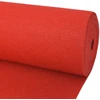 Kilimas Paprastas Raudona 1 x 24 m Audinys
