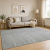 Kilimas Pilka 190 x 300 cm 100% poliesteris 3 mm Plaunamas