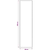 Kilimas Pilka 50 x 200 cm 100% poliesteris 3 mm Plaunamas