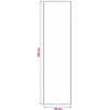 Kilimas Pilka 50 x 250 cm 100% poliesteris 3 mm Plaunamas