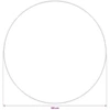 Kilimas Smėlio Ø 120 cm 100% poliesteris 3 mm Plaunamas