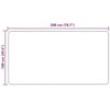 Kilimėlis MARSA Kreminė 100 x 200 cm Poliesteris ir PVC
