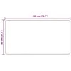 Kilimėlis MARSA Kreminė 80 x 200 cm Poliesteris ir PVC