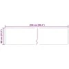 Kilimėlis MARSA Kreminė 80 x 250 cm Poliesteris ir PVC
