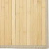 Kilimas, šviesus natūralus, 100x400cm, bambukas, stačiakampis