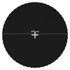 Kilimėlis 10 pėdų/3,05m apvaliam batutui, juodas, audinys