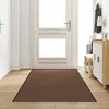 Durų kilimėlis Ruda ir juoda 120 x 350 cm 100% poliamidas