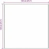 Neslystantis plaukuotas kilimas Kreminė 120 x 120 cm PP