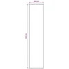 Kilimėlis LESAKA Juodas ir auksinis 100 x 450 cm